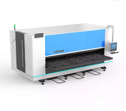2000W / 3000W CNC μηχανή κοπτών λέιζερ ινών με τον ενιαίο πίνακα